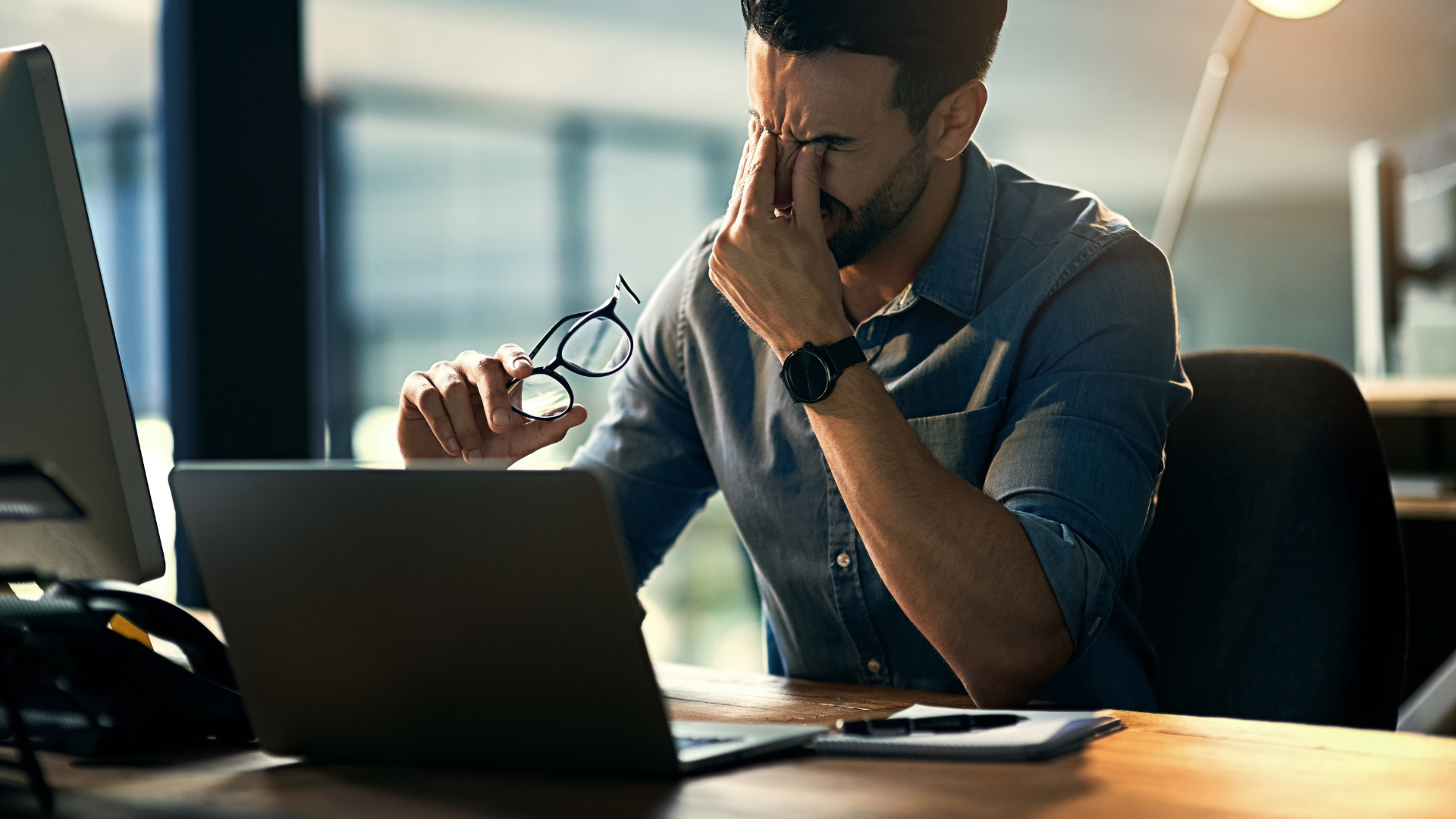 Stressed Before Worker