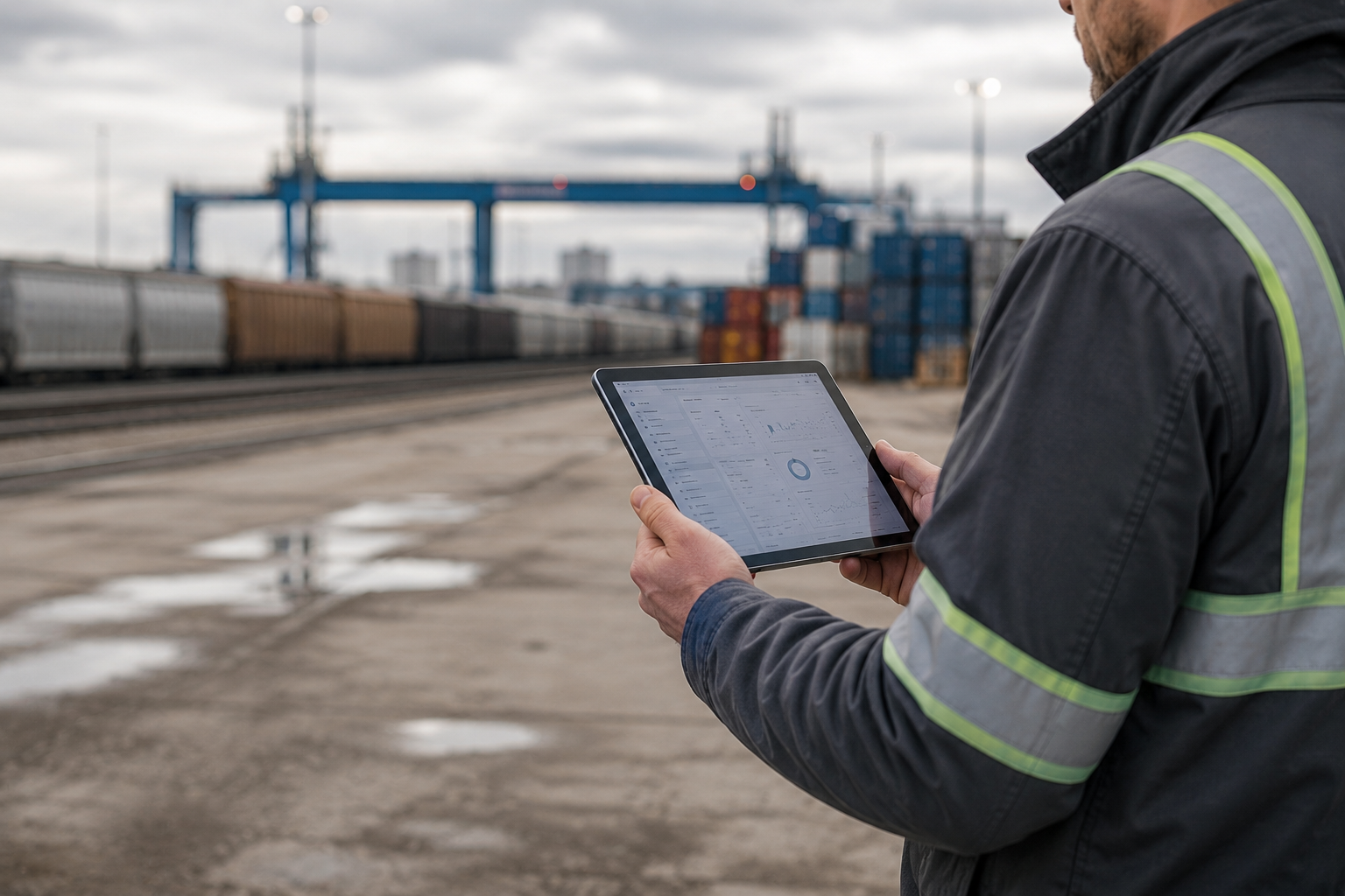 Customer portal in ATS transloading software