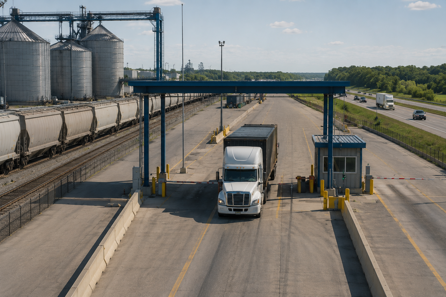Transportation management system in ATS transloading software